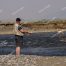 Fly Fisherman, Antelope, Lamar River