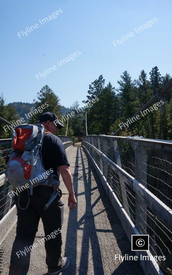 Hellroaring Suspension Bridge, Yellowstone National Park