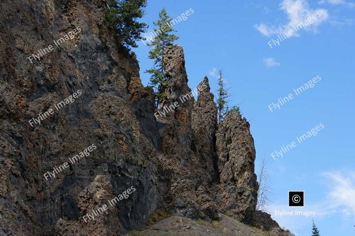 Firehole Canyon Rock Formation, Firehole Canyon Drive