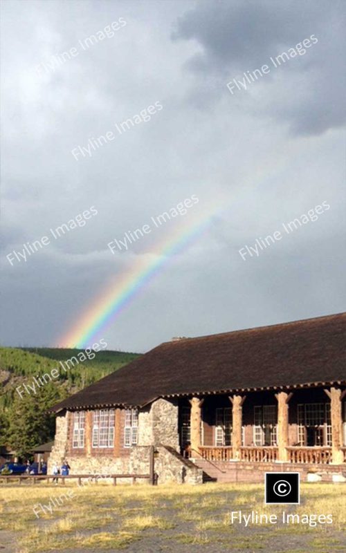 Rainbow, Old Faithful Cafeteria, Yellowstone