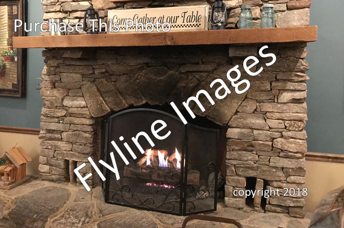 Rock Fireplace 10