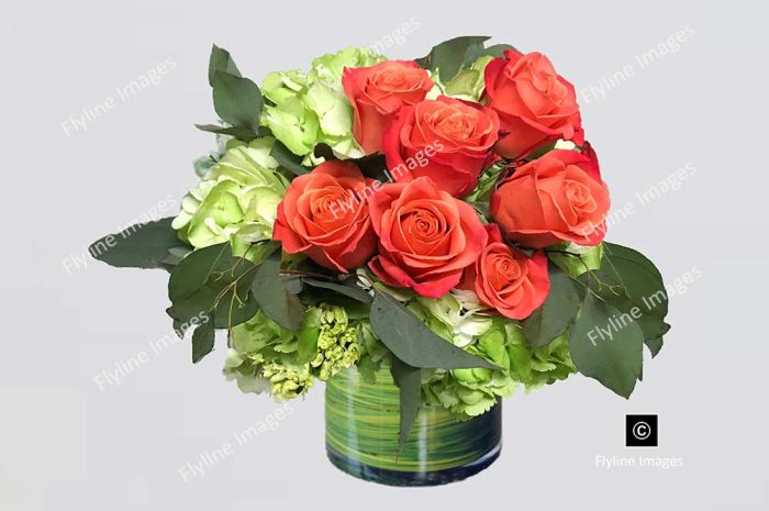 Orange Panache, Floral Bouquet