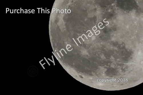 Close Up Photo Of The Moon