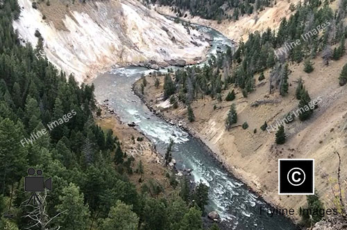 Yellowstone River, Tower Junction In Yellowstone, Yellowstone River Canyon