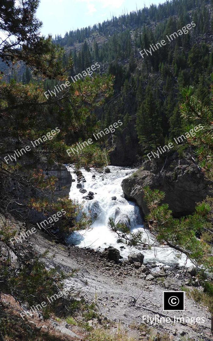 Firehole Falls, Firehole Canyon Drive, Yellowstone Waterfall