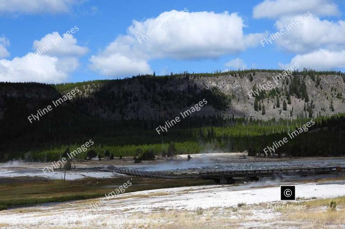 Biscuit Basin, Geothermal Explosion 2024, Yellowstone National Park