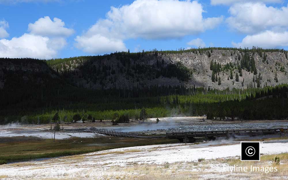 Biscuit Basin, Geothermal Explosion 2024, Yellowstone National Park