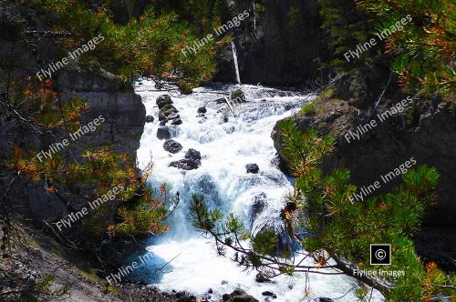 Firehole River Falls, Firehole Canyon Drive, Yellowstone Waterfalls