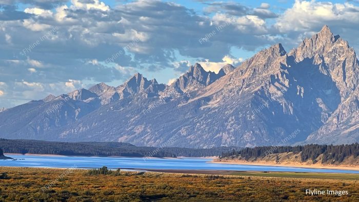 Grand Tetons, Sunrise Over The Tetons