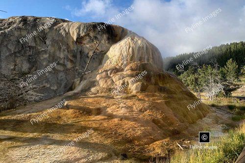 Snow Pond, Mammoth Hot Springs