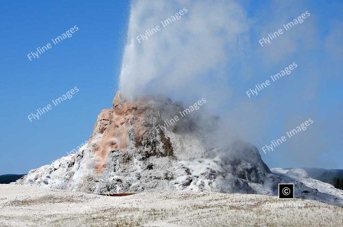 White Dome Geyser, Firehole Lake Drive, Yellowstone National Park