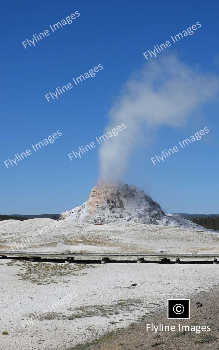 White Dome Geyser, Firehole Lake Drive, Yellowstone National Park