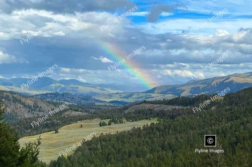 Yellowstone National Park, Rainbow Near Roosevelt District