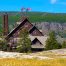 Old Faithful Lodge, Yellowstone National Park, Old Faithful