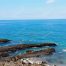 Pacific Ocean, La Jolla Shoreline, California Coast, Ocean Waves Crashing On Rocks