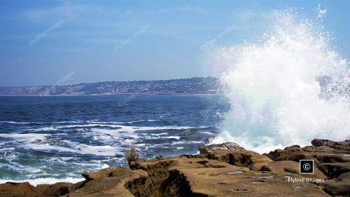 Pacific Ocean, La Jolla California, California Coast, Crashing Surf